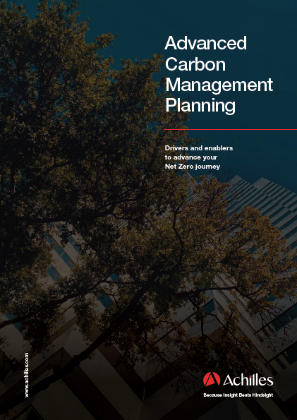 Advanced Carbon Management front cover